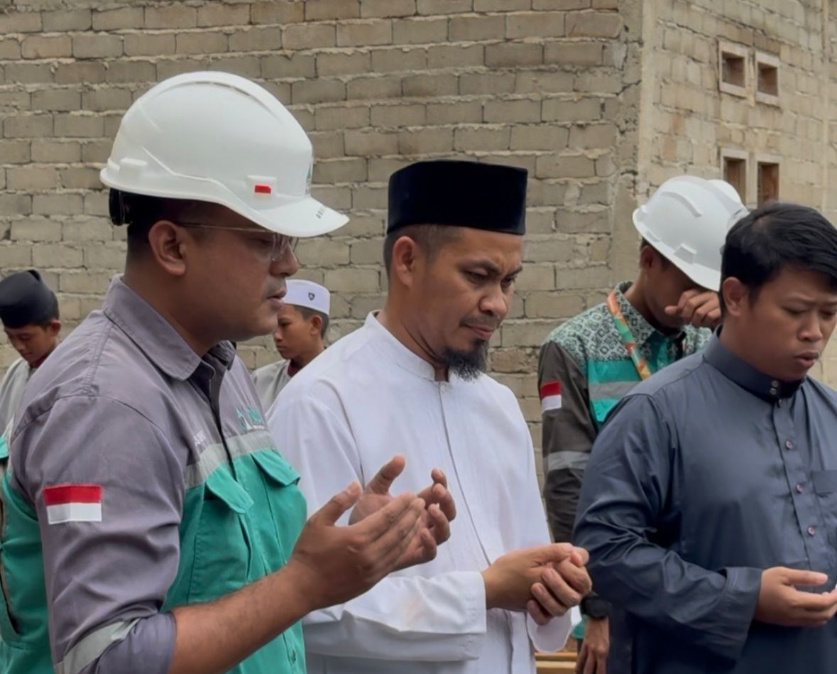 PT TDU Bangun Sumur Bor dan Renovasi Fasilitas Ponpes di Morowali Utara Lewat Program CSR
